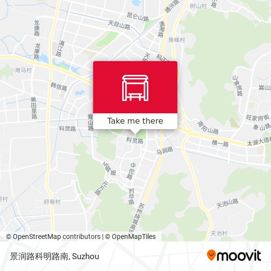 景润路科明路南 map