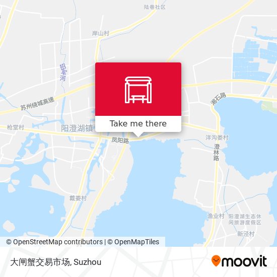 大闸蟹交易市场 map
