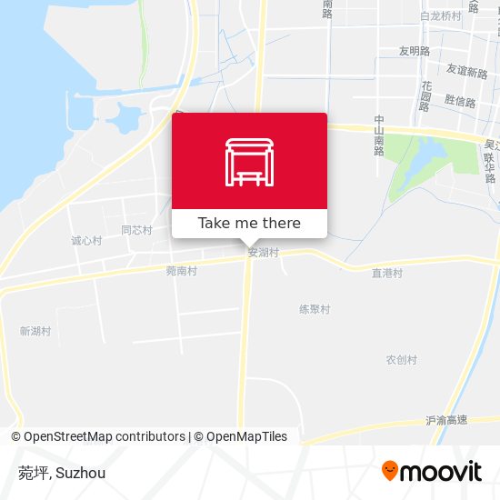 菀坪 map