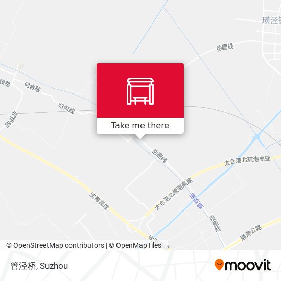 管泾桥 map