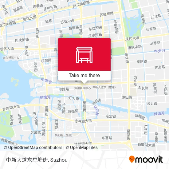 中新大道东星塘街 map