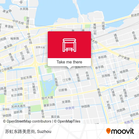 苏虹东路美意街 map