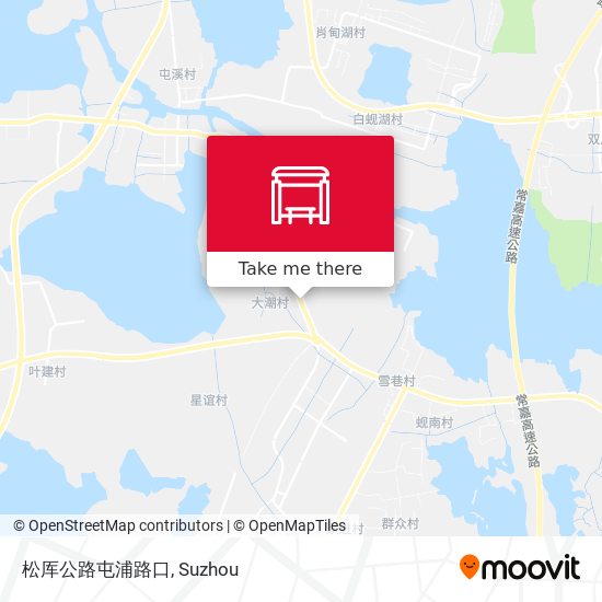 松厍公路屯浦路口 map