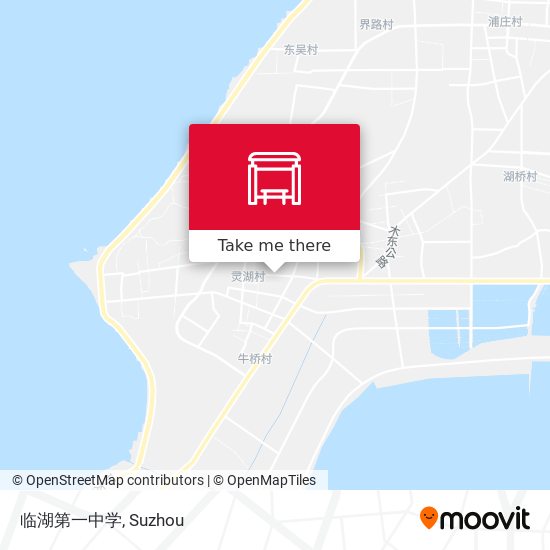 临湖第一中学 map