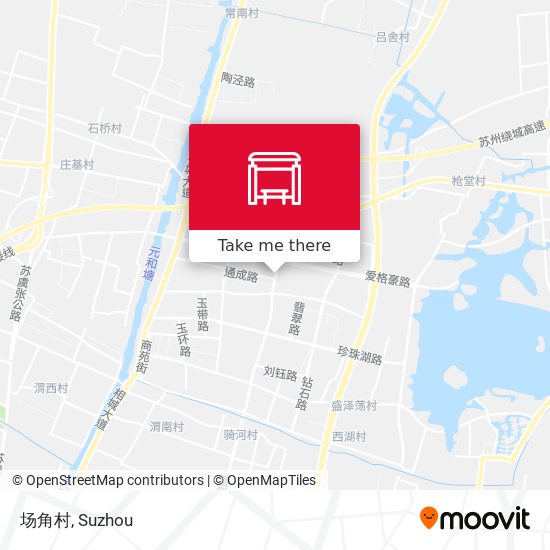 场角村 map