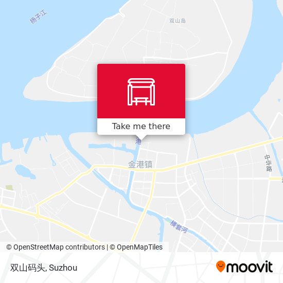 双山码头 map