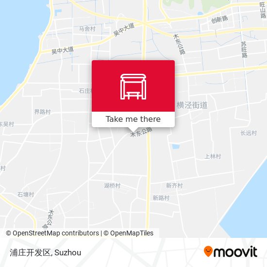 浦庄开发区 map
