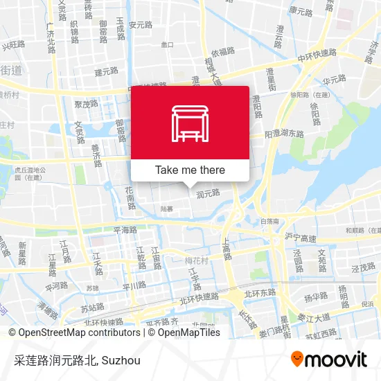 采莲路润元路北 map