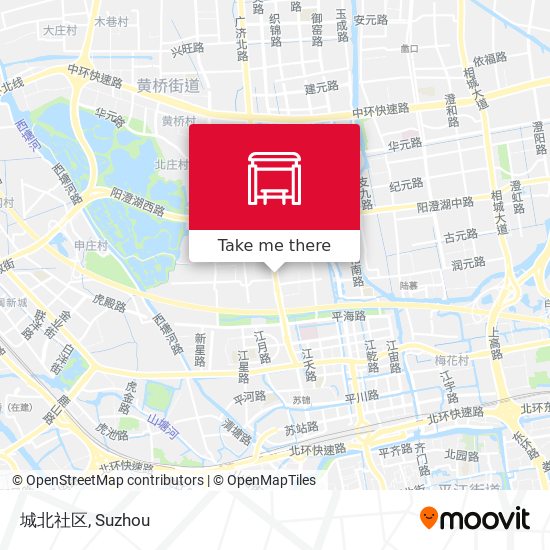 城北社区 map