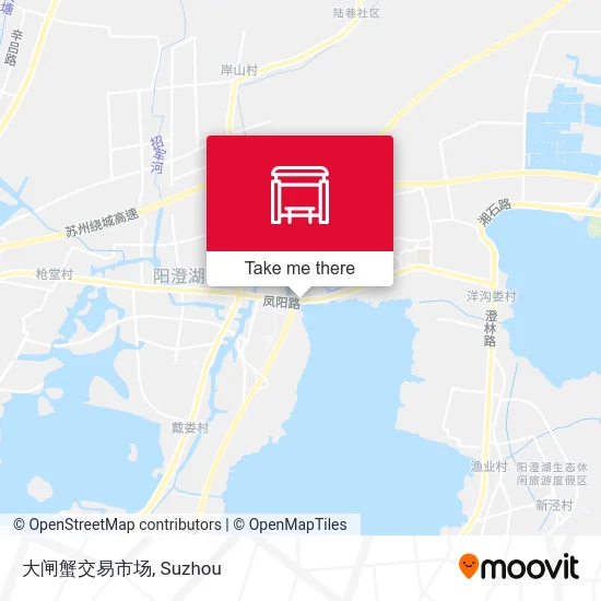 大闸蟹交易市场 map