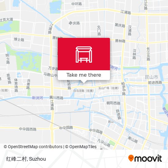 红峰二村 map
