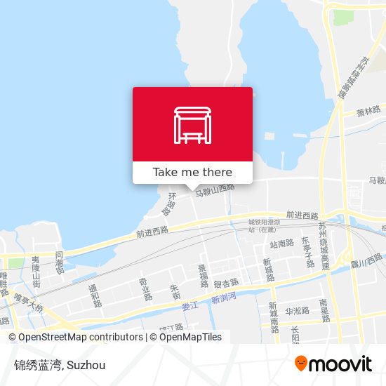 锦绣蓝湾 map