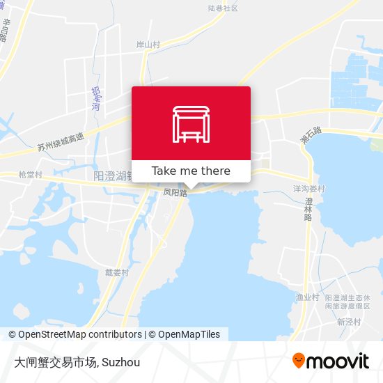 大闸蟹交易市场 map