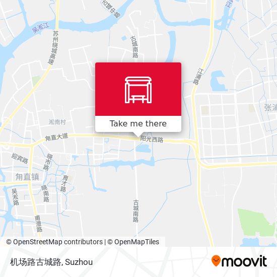 机场路古城路 map