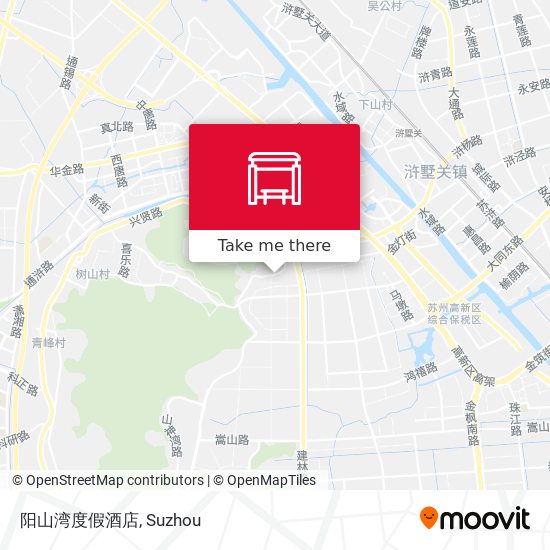 阳山湾度假酒店 map