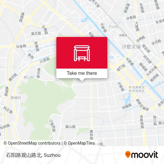 石阳路观山路北 map