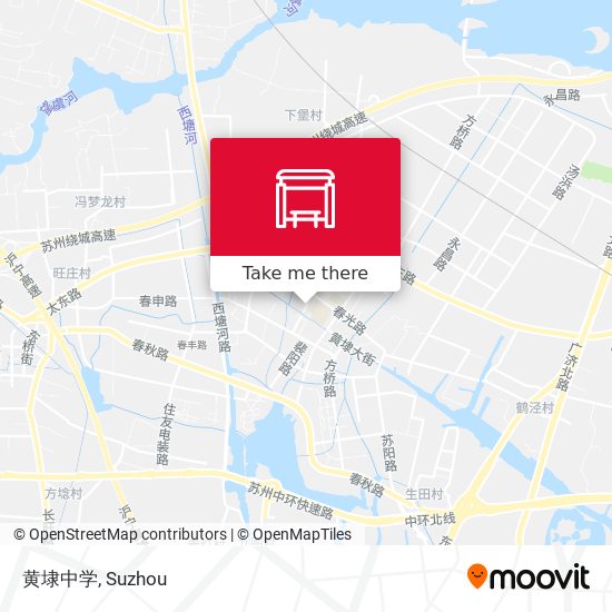 黄埭中学 map