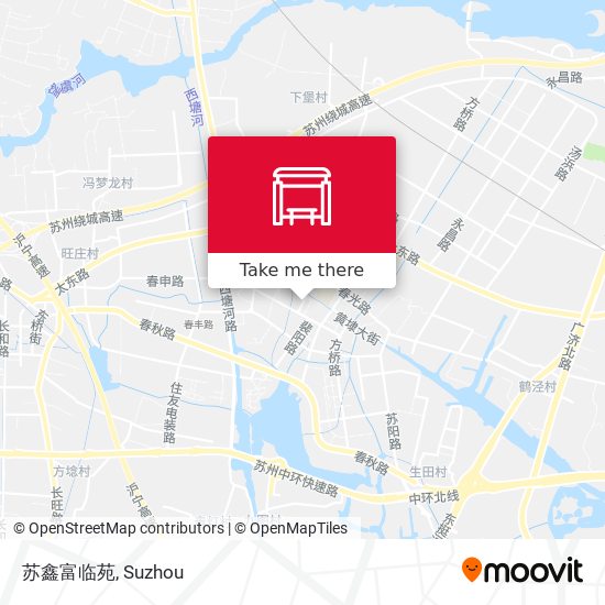 苏鑫富临苑 map