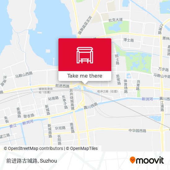 前进路古城路 map