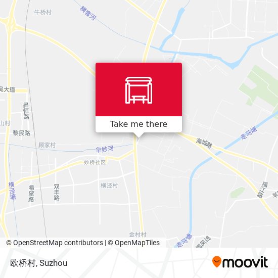 欧桥村 map