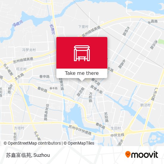苏鑫富临苑 map