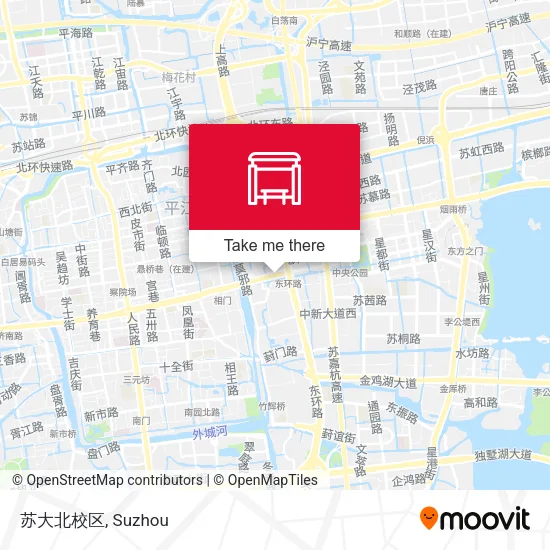 苏大北校区 map