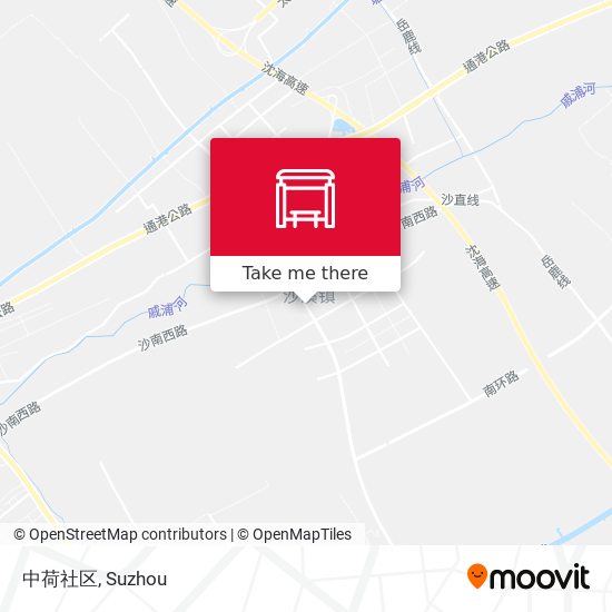 中荷社区 map
