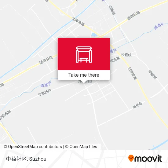 中荷社区 map