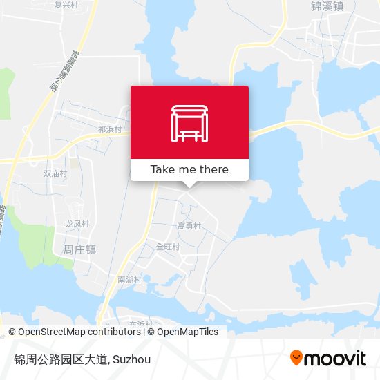 锦周公路园区大道 map