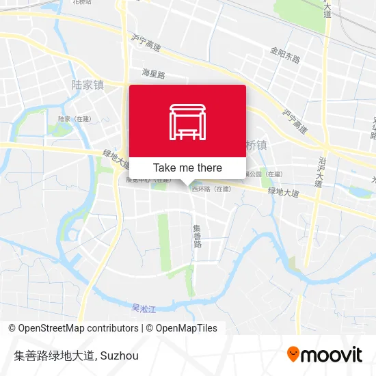 集善路绿地大道 map