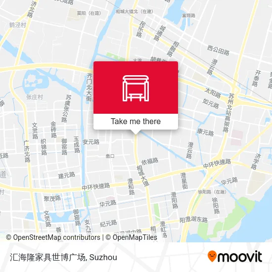 汇海隆家具世博广场 map