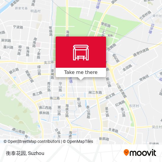 衡泰花园 map