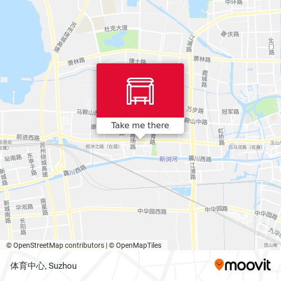 体育中心 map