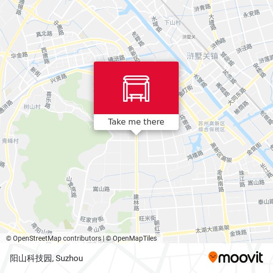 阳山科技园 map