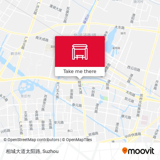 相城大道太阳路 map