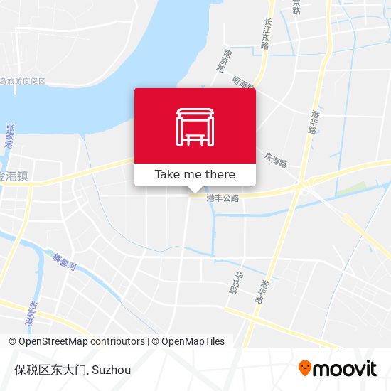 保税区东大门 map