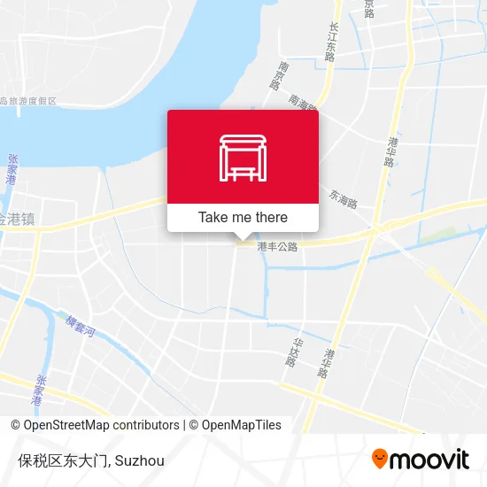 保税区东大门 map
