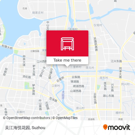 吴江海悦花园 map