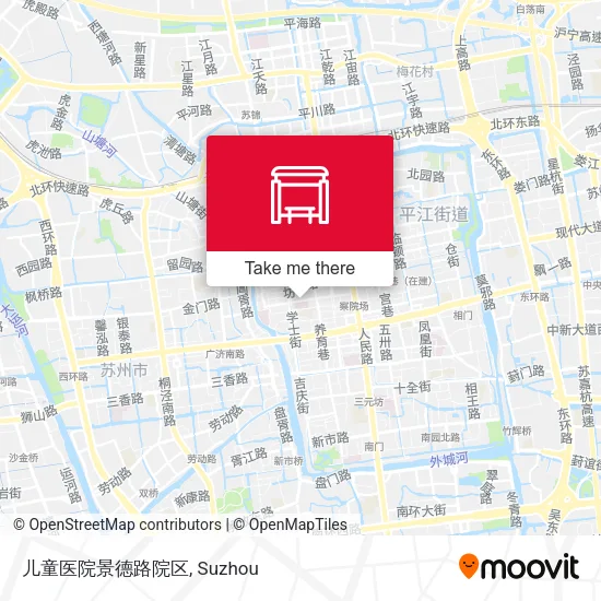 儿童医院景德路院区 map