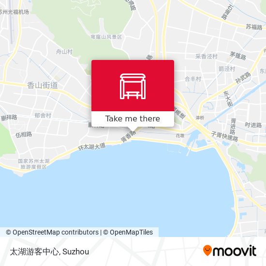 太湖游客中心 map
