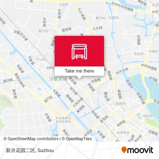 新浒花园二区 map