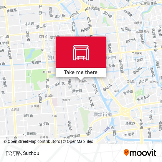 滨河路 map