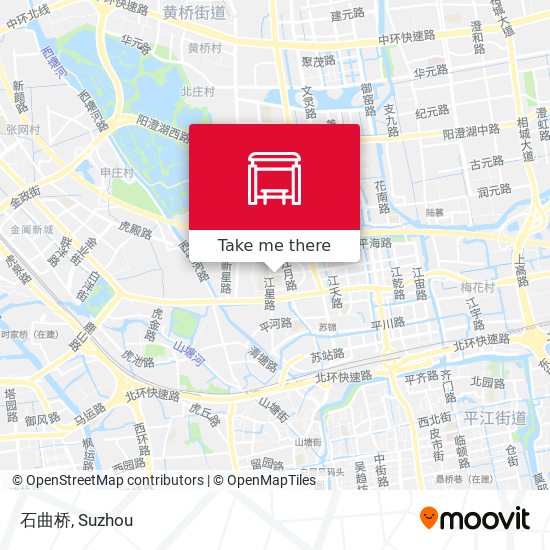石曲桥 map