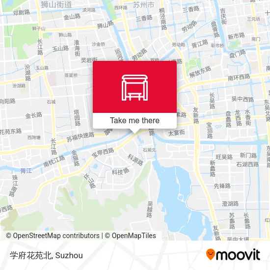学府花苑北 map
