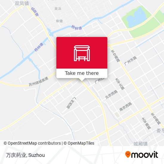 万庆药业 map
