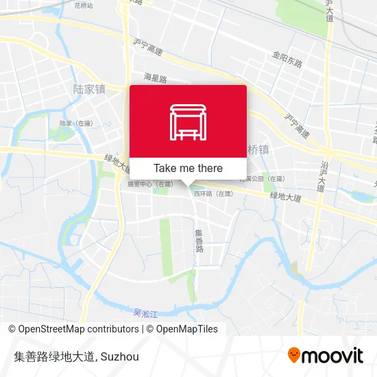 集善路绿地大道 map