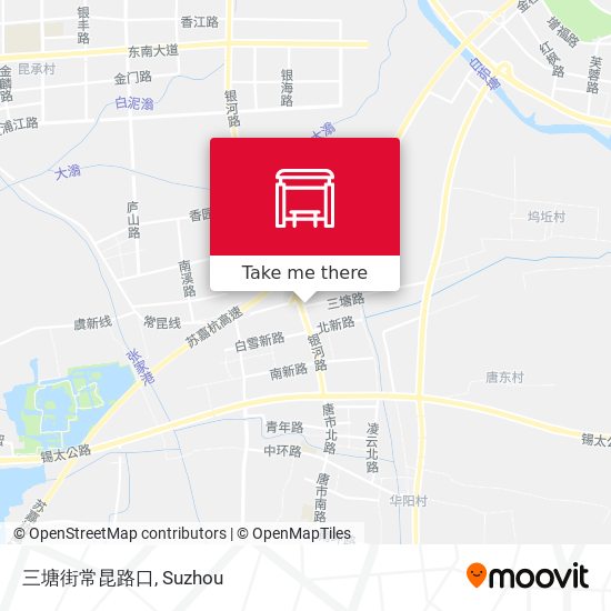 三塘街常昆路口 map