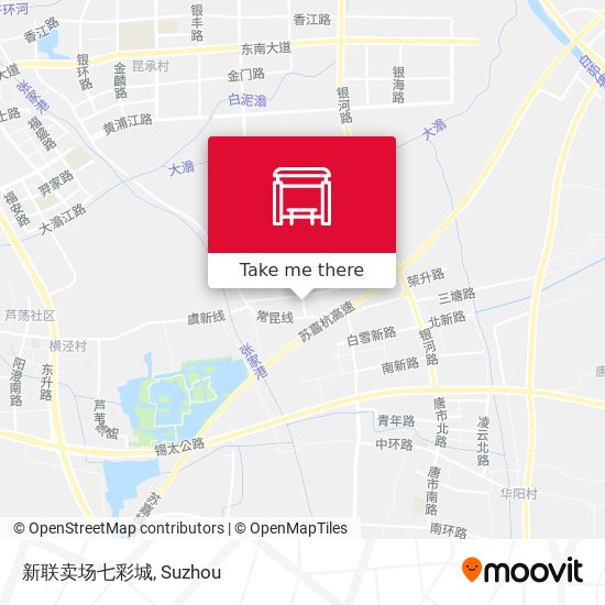 新联卖场七彩城 map