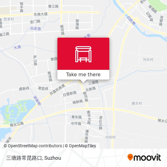 三塘路常昆路口 map