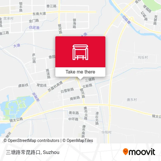 三塘路常昆路口 map